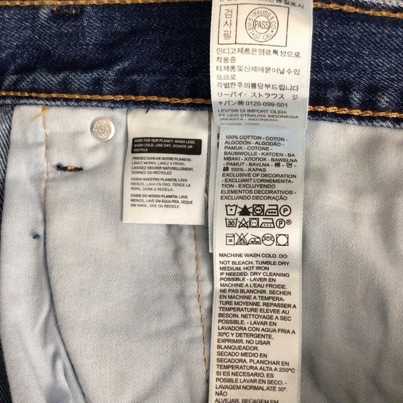 NWT Levi jeans 505 38 30 regular men blue - Picture 4 of 10